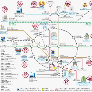 Appartement Eslead Namba Ebisu West, Ōsaka